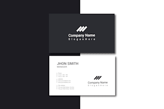 design professional and creative business card design