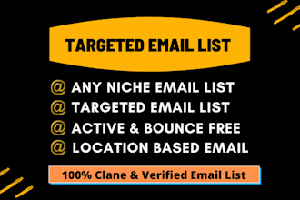 collect  niche targeted email list for your email marketing