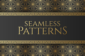 do seamless patterns or geometric pattern design