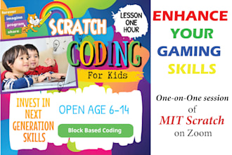 teach mit scratch coding and gaming to kids aged 6 to 14