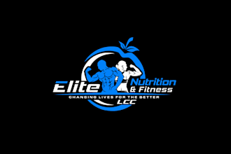 design fitness nutrition and training logo in 1 day