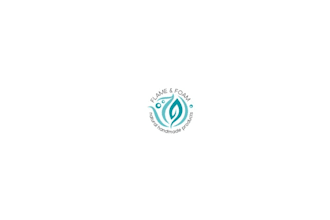 design flame and  foam logo in 1 day