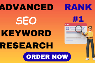 do advanced seo keyword research with high cpc and competitor analysis