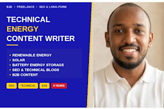 write technical content on renewables, solar, wind, bess, bioenergy
