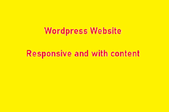 create a wordpress website
