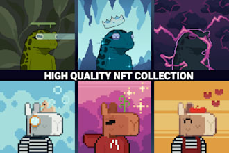create a pixel art nft collection for you