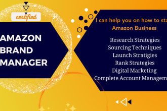 be your amazon virtual assistant, amazon brand manager