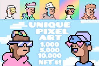 create a pixel art nft collection for your project