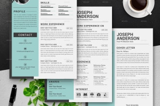 create professional cv , resume writing , resume maker etc