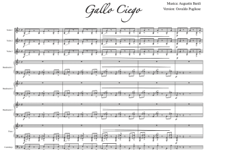 transcribe scores for typical tango orchestras and other music