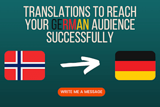 translate from norwegian to german