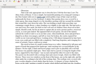 proofread and edit your fiction or poetry