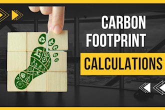 do carbon footprint report for business or product
