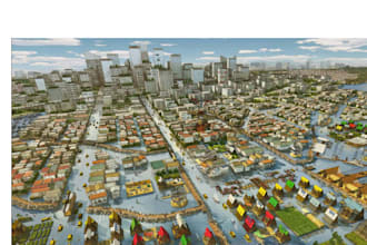 write reports and research related to urban planning, urban design and gis