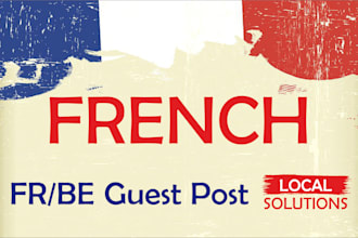 do fr guest posts with dofollow backlinks for france and belgium