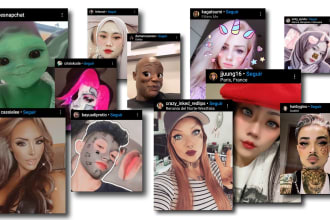 design quality filters for instagram, facebook and tiktok