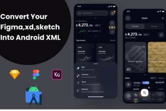 convert figma to XML, PSD to XML in android studio