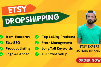 add winning products for drop shipping on your etsy store