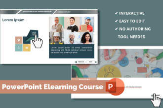 create an interactive elearning course using powerpoint