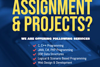 complete your semester assignment and projects