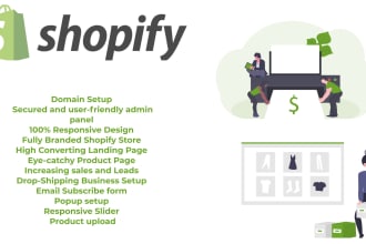 build shopify store, shopify website