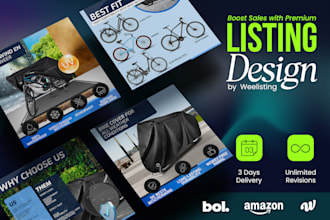 design professional bol and amazon listing images