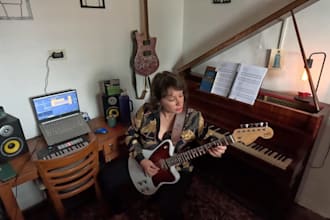 record real analog synths or guitars for organic and melodic house