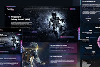 Best Deals!  do awesome UI UX design for nft websitefigma or xd