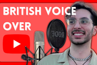 voice over a character