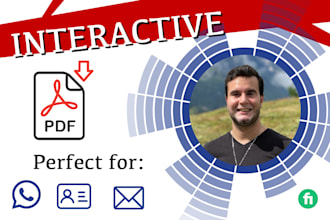 design an eye catchy and interactive PDF file