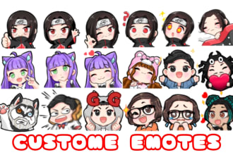 create custome twitch emotes and badges for stream