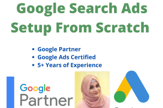 google search ads, adwords, ppc campaign setup from scratch