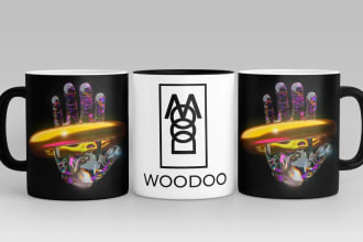 create an image mockup of your logo or design on a mug