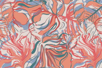 create a seamless floral print pattern