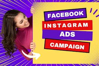 set up facebook and instagram ads campaign for social media