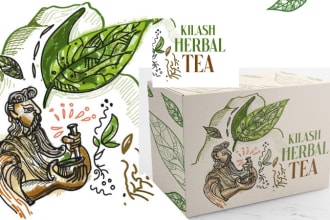 design for custom packaging, label design