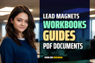 create lead magnet, workbook, PDF guide, PDF document design
