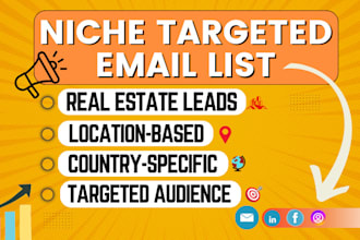 do niche targeted email marketing list in bulk for any industry
