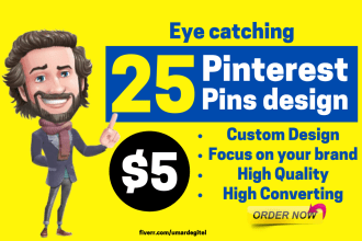 design pinterest pins, post for blog and products