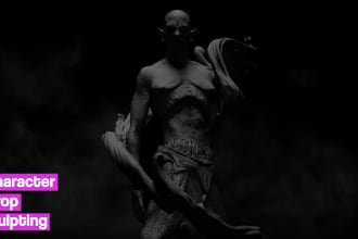 sculpt the 3d model you need