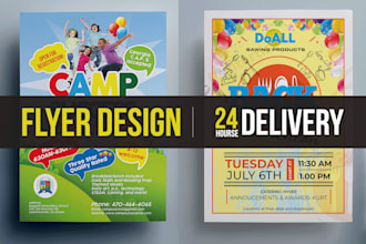 do any event flyer, postcard and party flyer design