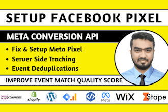 fix or setup meta facebook pixel conversion API with event match quality score