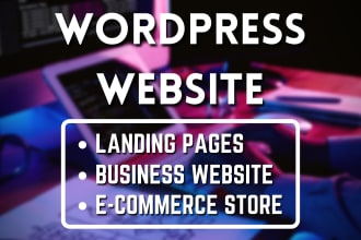 design wordpress siteground  godaddy  bluehost  hostinger website