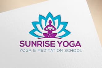 be your spa, yoga, meditation, wellness, and fitness logo makers