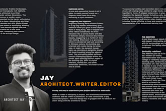 write architecture, interior design articles and website content
