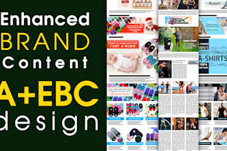 create amazon listing images and ebc design