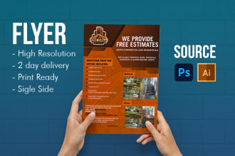 make a flyer, bifold or trifold