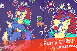 draw a chibi furry for you
