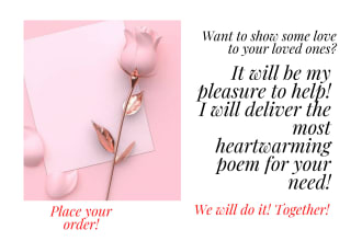 deliver the most heartwarming poem for your valentine