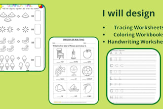 create tracing and handwriting worksheets for children